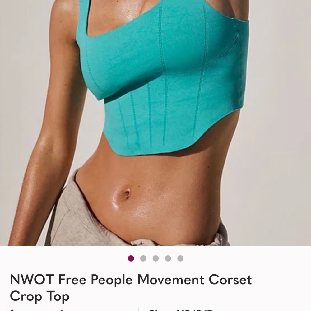 NWOT free people corset top - Picture 3 of 3